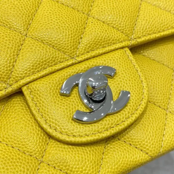 CHANEL Classic Flap 17cm Bright Yellow - Image 6