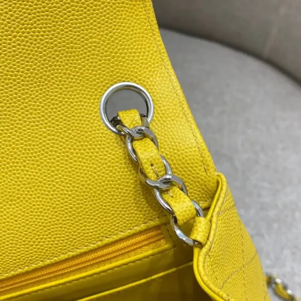 CHANEL Classic Flap 17cm Bright Yellow - Image 8