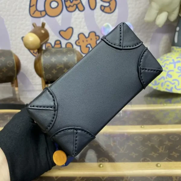 Louis Vuitton Nano Steamer Black Canvas - Image 3