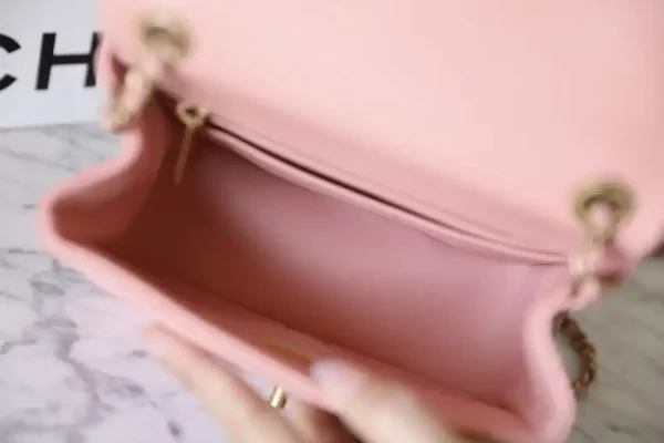 CHANEL CF 17cm Golden Ball Pink - Image 7