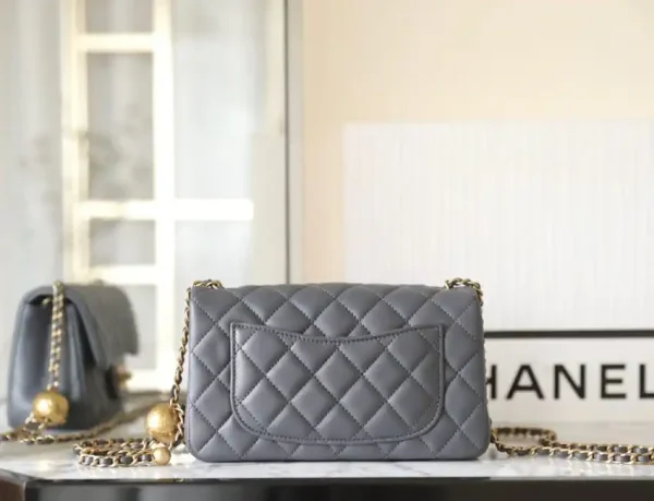 CHANEL CF 20cm Golden Ball Grey - Image 6