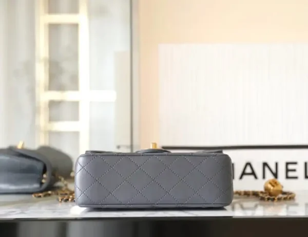 CHANEL CF 20cm Golden Ball Grey - Image 7