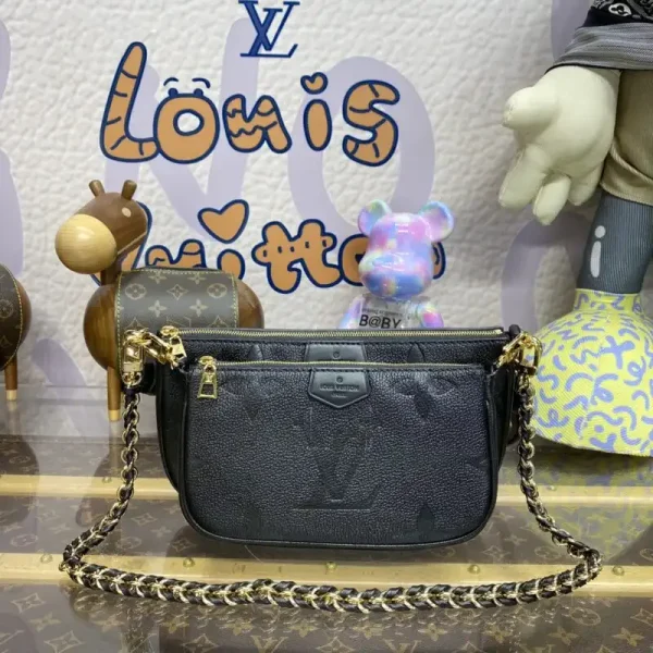 Louis Vuitton Multi Pochette Accessoires Black
