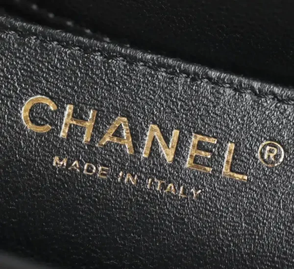 CHANEL CF 19 cm Handle Black - Image 7