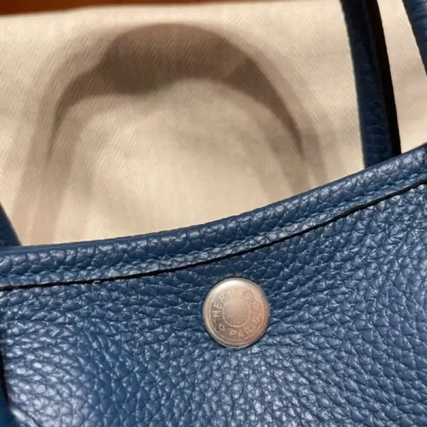 Hermes Garden Party 30cm  Ocean Blue - Image 2