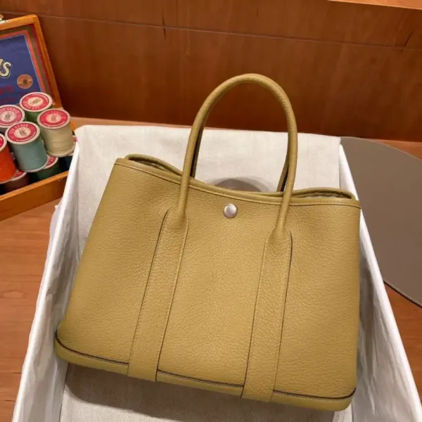 Hermes Garden Party 30cm Cardamon Grey - Image 4