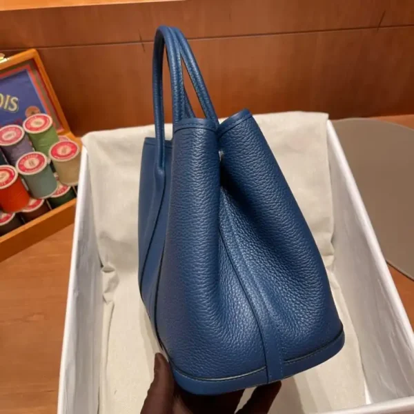 Hermes Garden Party 30cm  Ocean Blue - Image 4