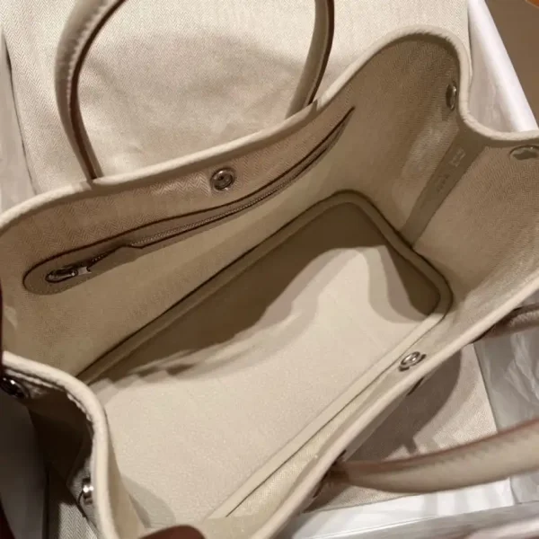 Hermes Garden Party 30cm Clacier White - Image 6