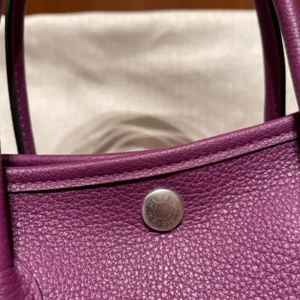 Hermes Garden Party 30cm Purple - Image 6