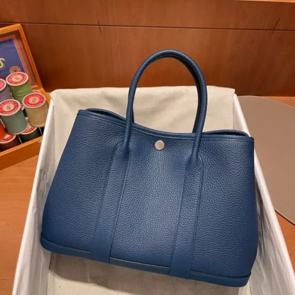 Hermes Garden Party 30cm  Ocean Blue - Image 6