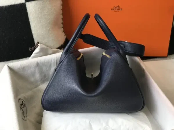 Hermes Lindy Sapphire Blue - Image 4