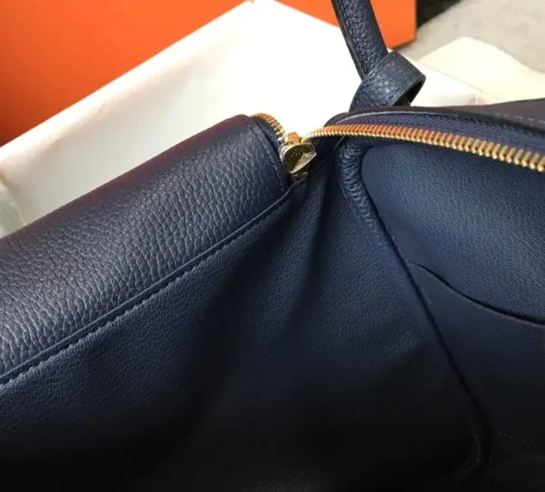 Hermes Lindy Sapphire Blue - Image 2