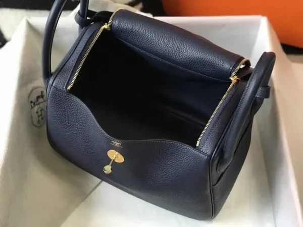 Hermes Lindy Sapphire Blue - Image 6