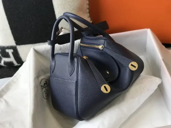 Hermes Lindy Sapphire Blue