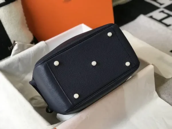 Hermes Lindy Sapphire Blue - Image 3