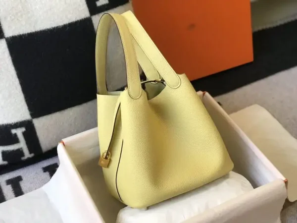 Hermes Picotin Lock Yellow - Image 3