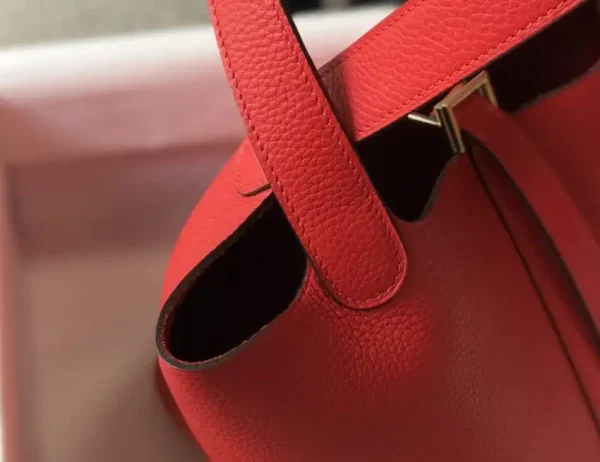 Hermes Picotin Lock Red - Image 3