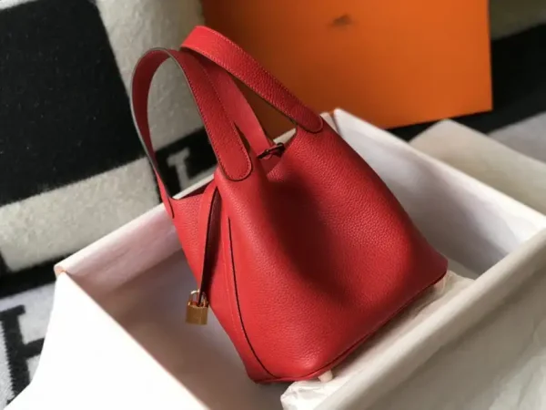 Hermes Picotin Lock Red - Image 2