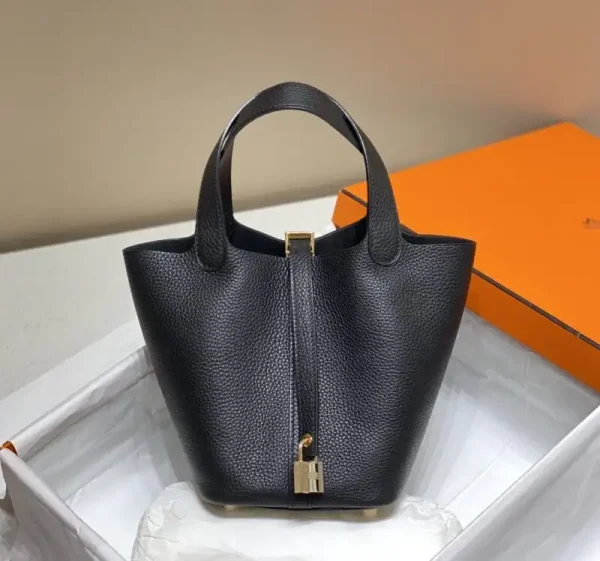 Hermes Picotin Lock  Black