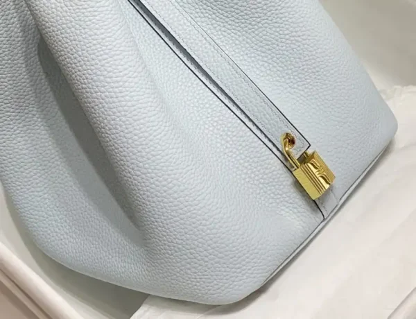 Hermes Picotin Lock Holy Grail Blue - Image 4