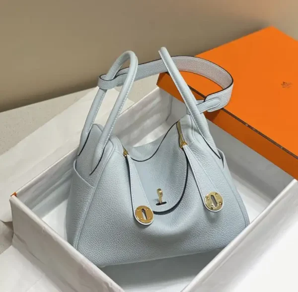 Hermes Lindy Grail Blue