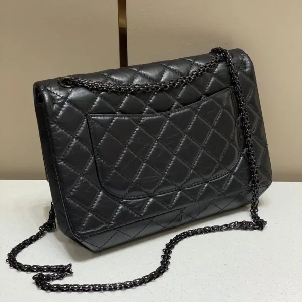 CHANEL 2.55 Bag Large Black - Image 2