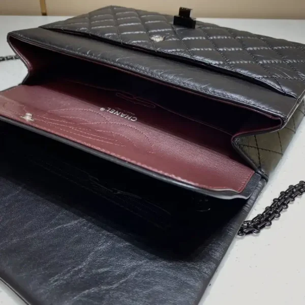 CHANEL 2.55 Bag Large Black - Image 7