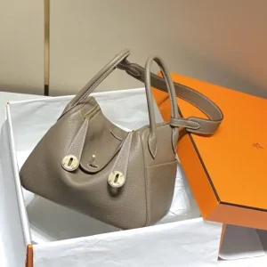 Hermes Lindy Elephant Gray