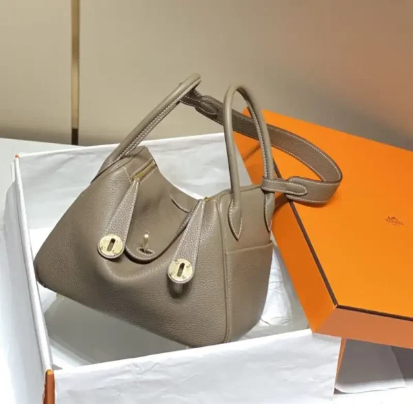 Hermes Lindy Elephant Gray