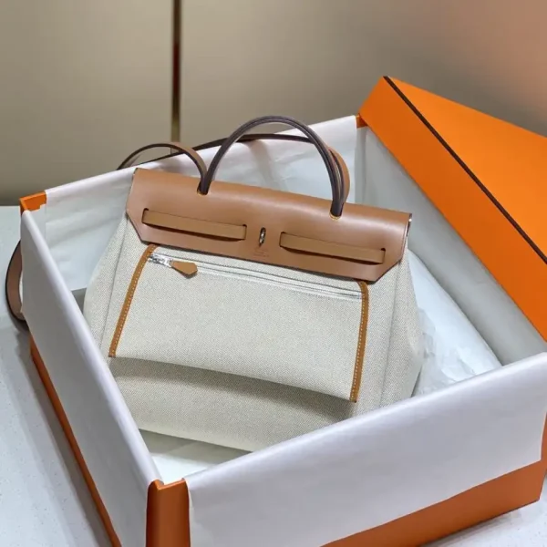 Hermes Herbag 31cm Brown Horse - Image 9