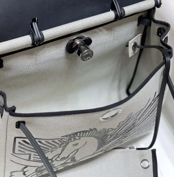 Hermes Herbag 31cm Black Horse - Image 4