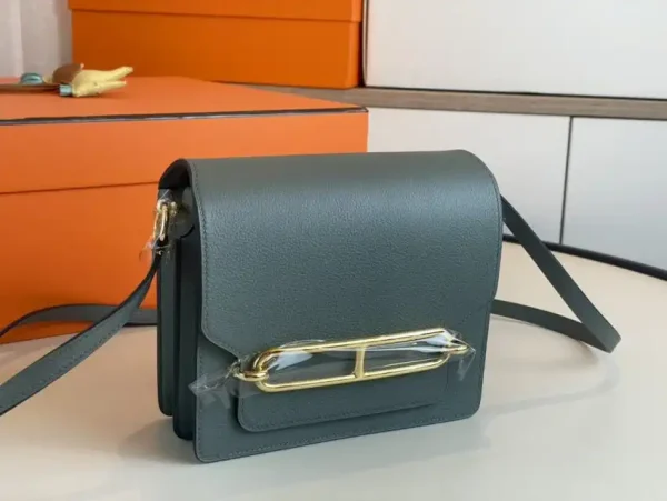 Hermes Sac Roulis Almond Green - Image 6