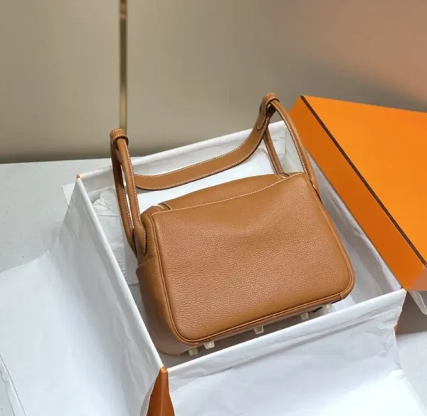 Hermes Lindy Golden Brown - Image 4