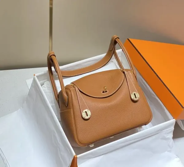 Hermes Lindy Golden Brown - Image 5