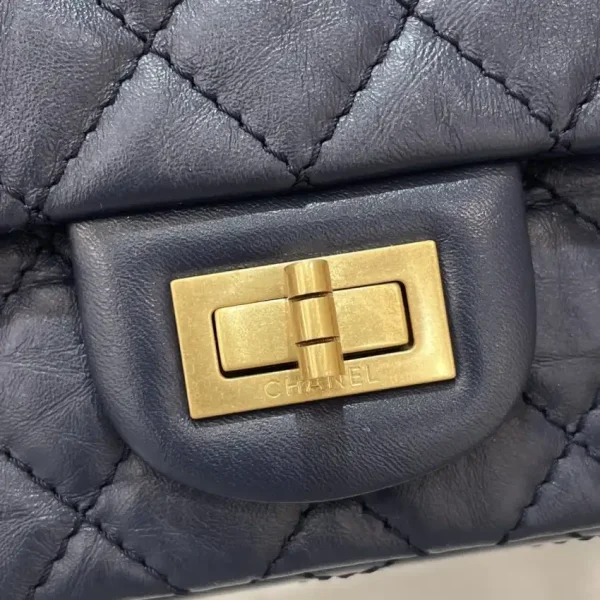 CHANEL 2.55 Bag Blue - Image 2