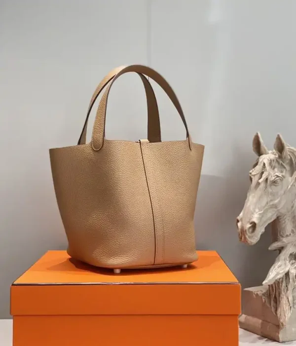 Hermes Picotin Lock Milk Tea - Image 5