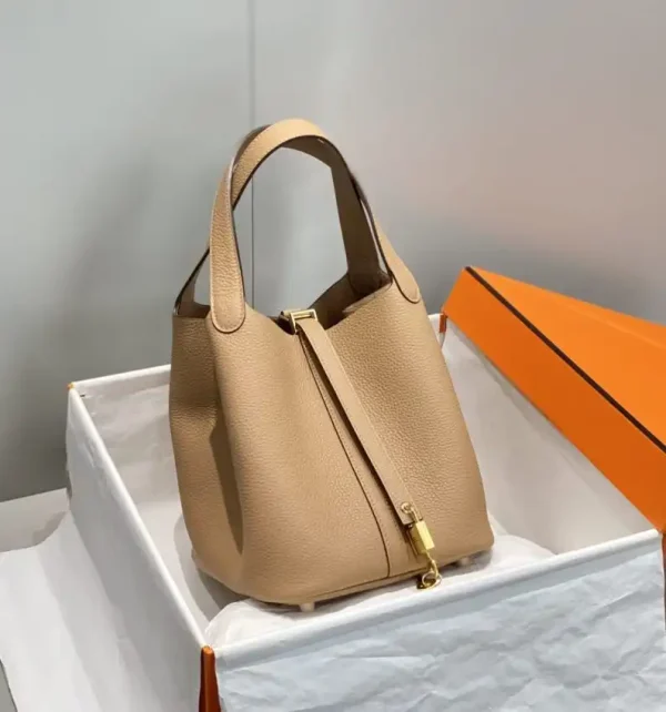 Hermes Picotin Lock Milk Tea - Image 7