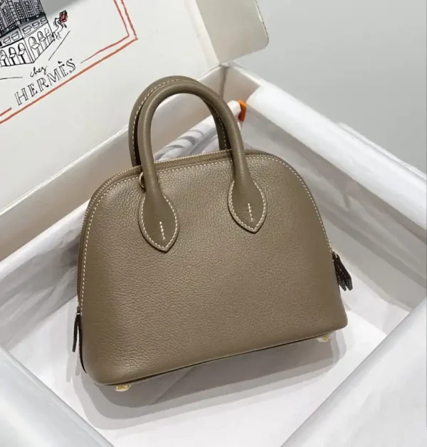 Hermes Mini Bolide – Elephant Gray - Image 3