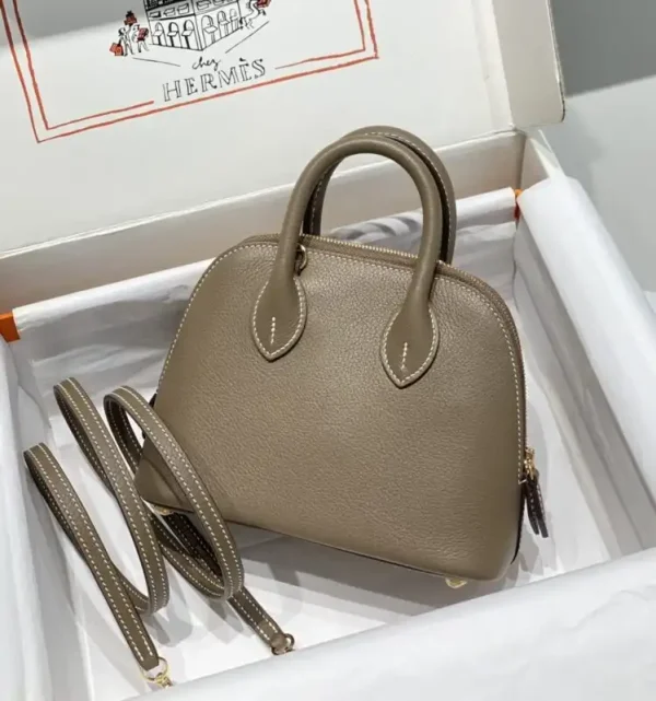 Hermes Mini Bolide – Elephant Gray