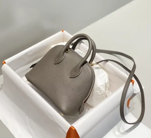 Hermes Mini Bolide -Tin Gray - Image 9