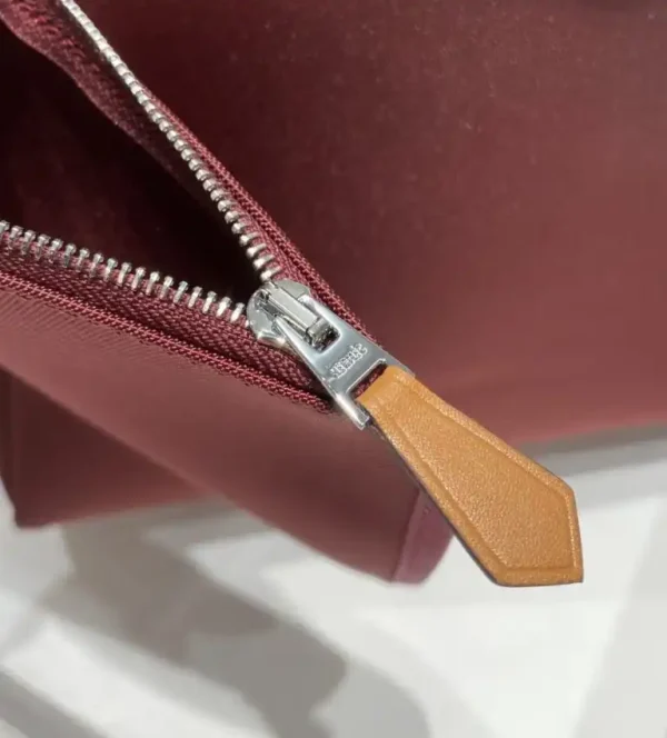Hermes Herbag 31cm Bordeaux Red - Image 5