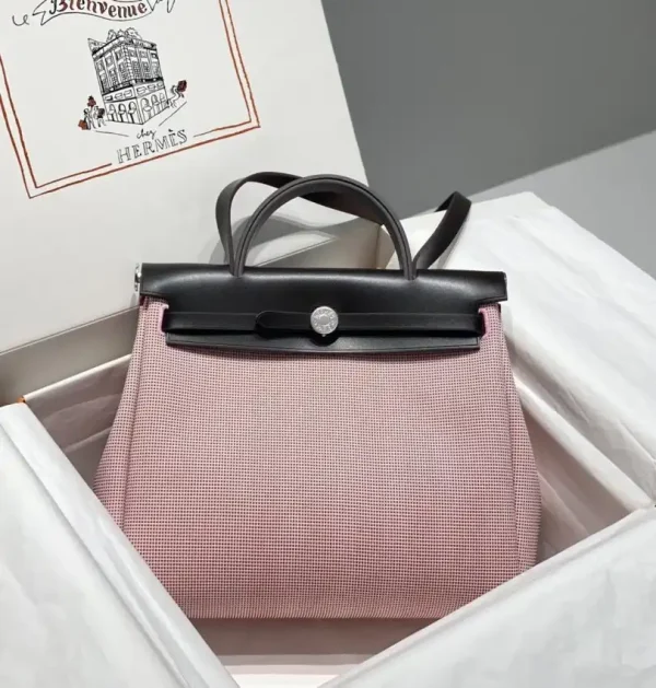 Hermes Herbag 31cm Pink - Image 5