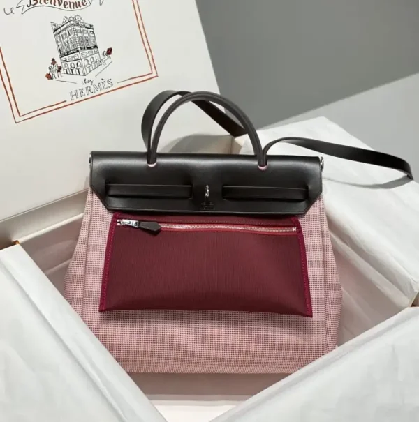 Hermes Herbag 31cm Pink - Image 7