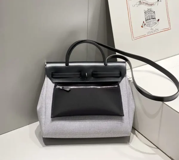 Hermes Herbag 31cm White - Image 4