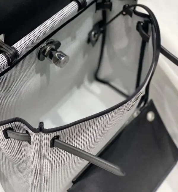 Hermes Herbag 31cm White - Image 8