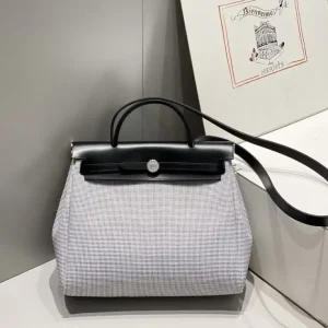 Hermes Herbag 31cm White