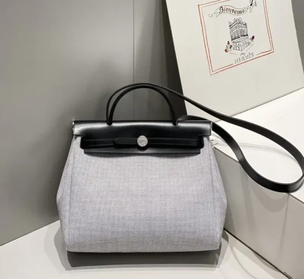 Hermes Herbag 31cm White