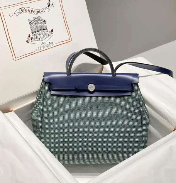 Hermes Herbag 31cm Green - Image 3