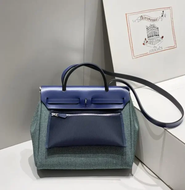 Hermes Herbag 31cm Green - Image 5
