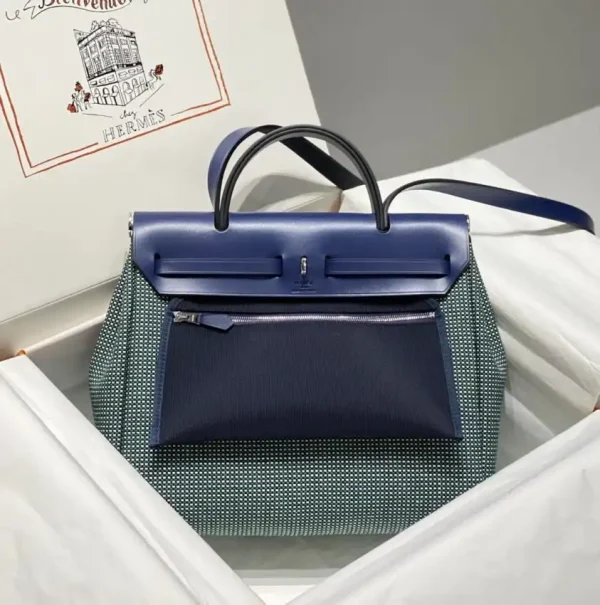 Hermes Herbag 31cm Green - Image 6